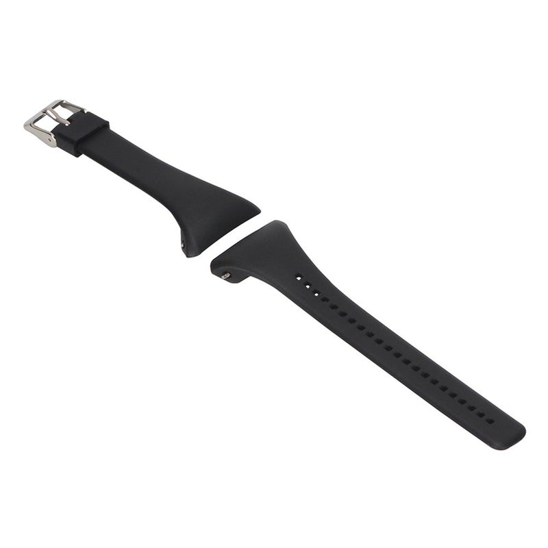 EXMRAT Compatible with Polar FT4 FT7 Watch Band, Replacement Wristbands Silicone Watch Strap for Polar FT4 / FT7 Heart Rate Monitor (Black) - Image 4